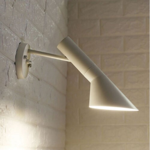 Horsten Modern Sconce Lighting Wall Mounted Bedside Reading Light Arne Jacobsen Wall lights AJ Wall Lamp Home Lighting: White - No wire / Big Size- L32cm