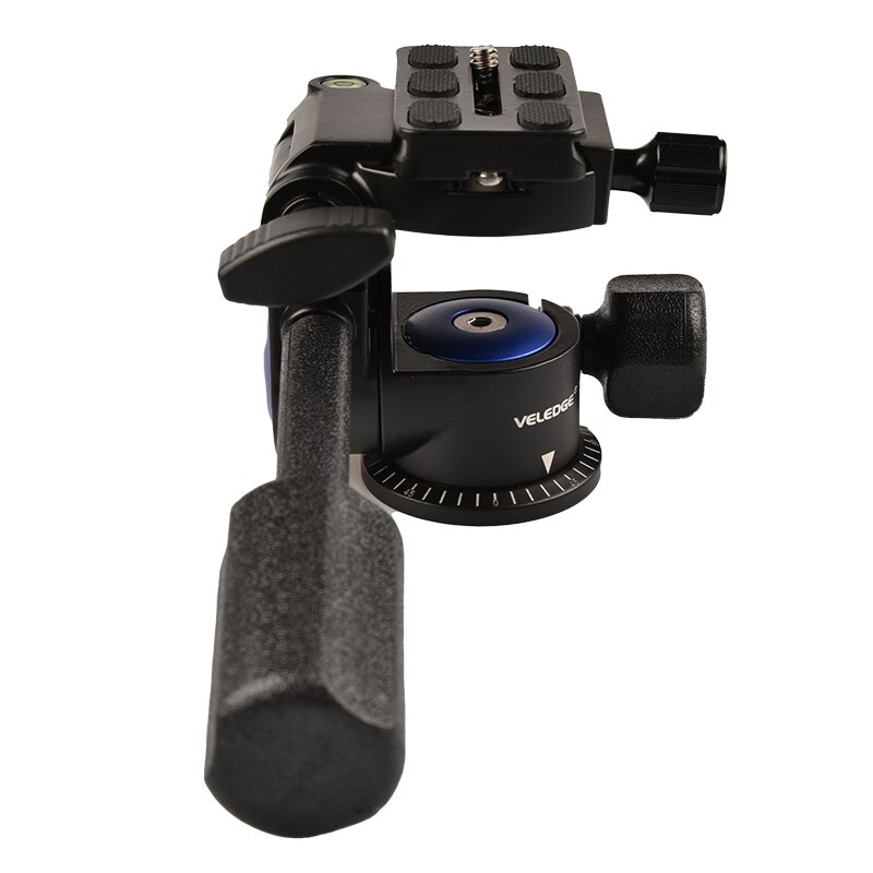 Vlogmagic 2-Way Vloeistof Pan Tilt Camera Gimbal Head Voor Statief Monopod Dslr Mirrorless Camera 'S