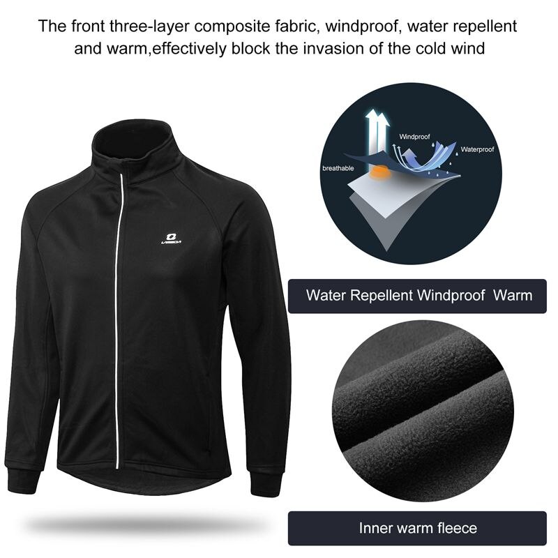 Veste de cyclisme en polaire pour hommes, vêtements de Sport, coupe-vent, thermique et , pour vtt, vélo, LM8607
