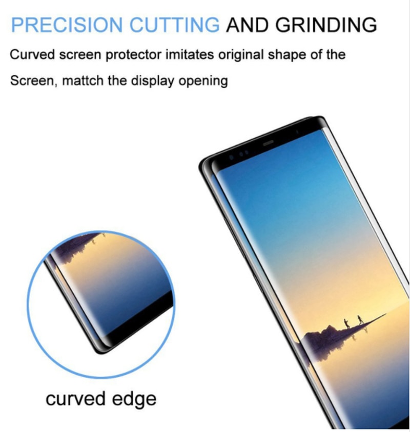 Protective Glass for samsung galaxy s9 Screen Protector for Samsung galaxy note 9 S8 a8 a6 Cover 6D Full Curved film protector