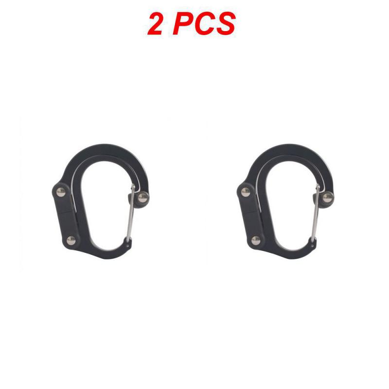 ibrido Ingranaggio clip-moschettone gancio rotante clip forte non bloccante per campeggio pesca escursionismo zaino da viaggio fuori: Viola