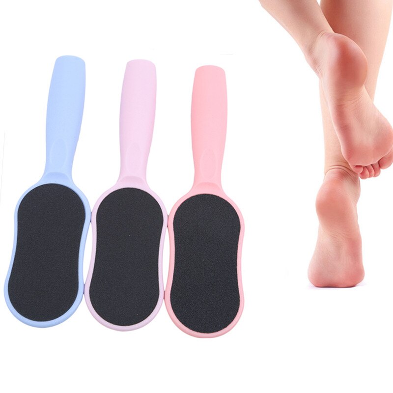 1pc fods fil gnidning fodlister pedicure sandvask fødder børste fil død hud kokonfjerner fodplejeværktøj