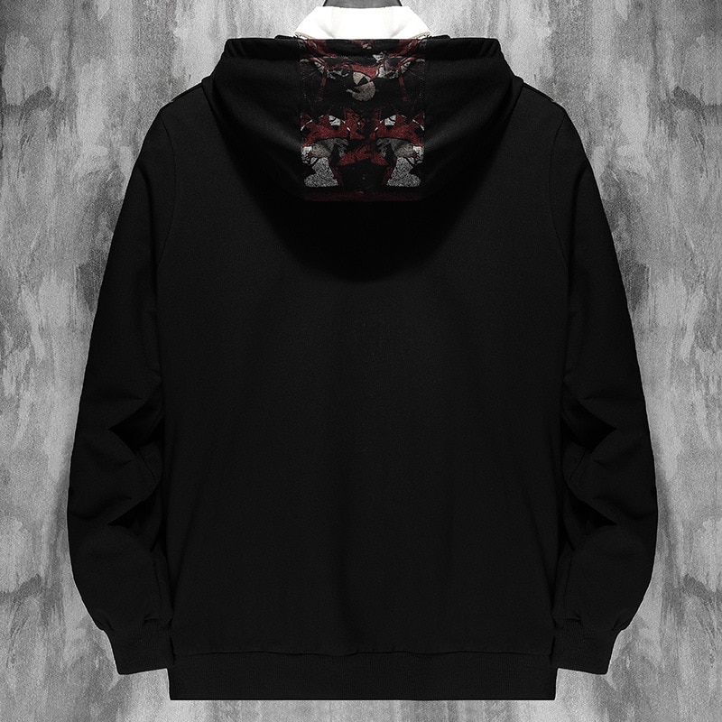 2022 kevät syksy miesten vaatteet vapaa-ajan löysät streetwear bomber musta takki plus oversize m -6xl 7xl 8xl 9xl