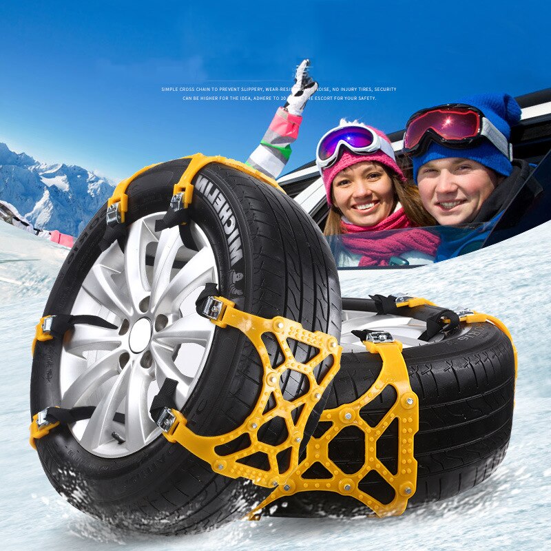 Tpu Winter Universele Auto Tire Anti Skip Sneeuwketting Auto &#39;S Vrachtwagens Wielen Banden Rijbaan Veiligheid Sneeuwkettingen Anti-Slip