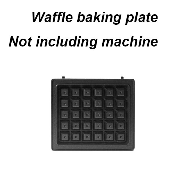 220V Electric Waffles Maker Iron Sandwich Maker Machine Bubble Egg Cake Oven Breakfast Waffle Machine 3 Baking Tray Cake Maker: Waffle Plate