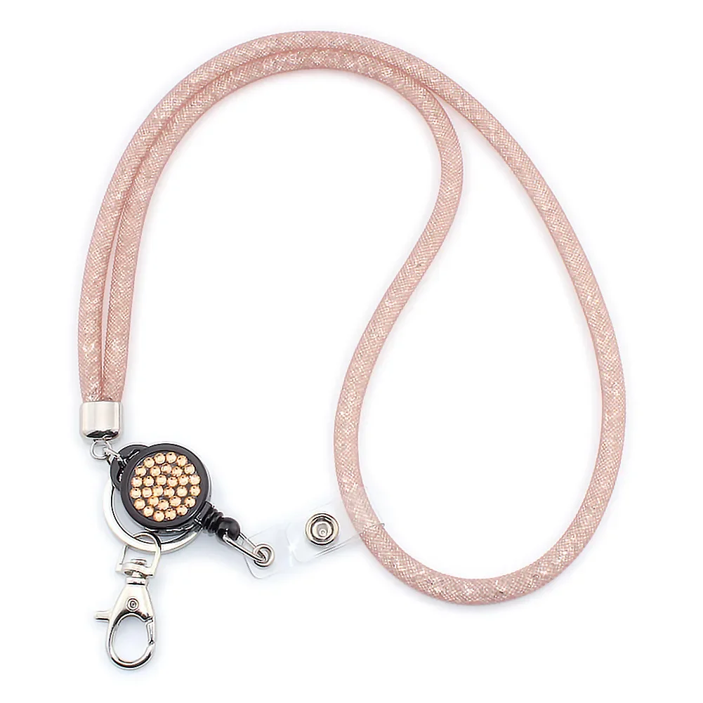 Mode Vrouwen Nekkoord Sleutelkaarthouder Lanyard Werk Badge Gym ID-kaarthouder Arts Verpleegkundige Kaart Cover Lanyard: Rood