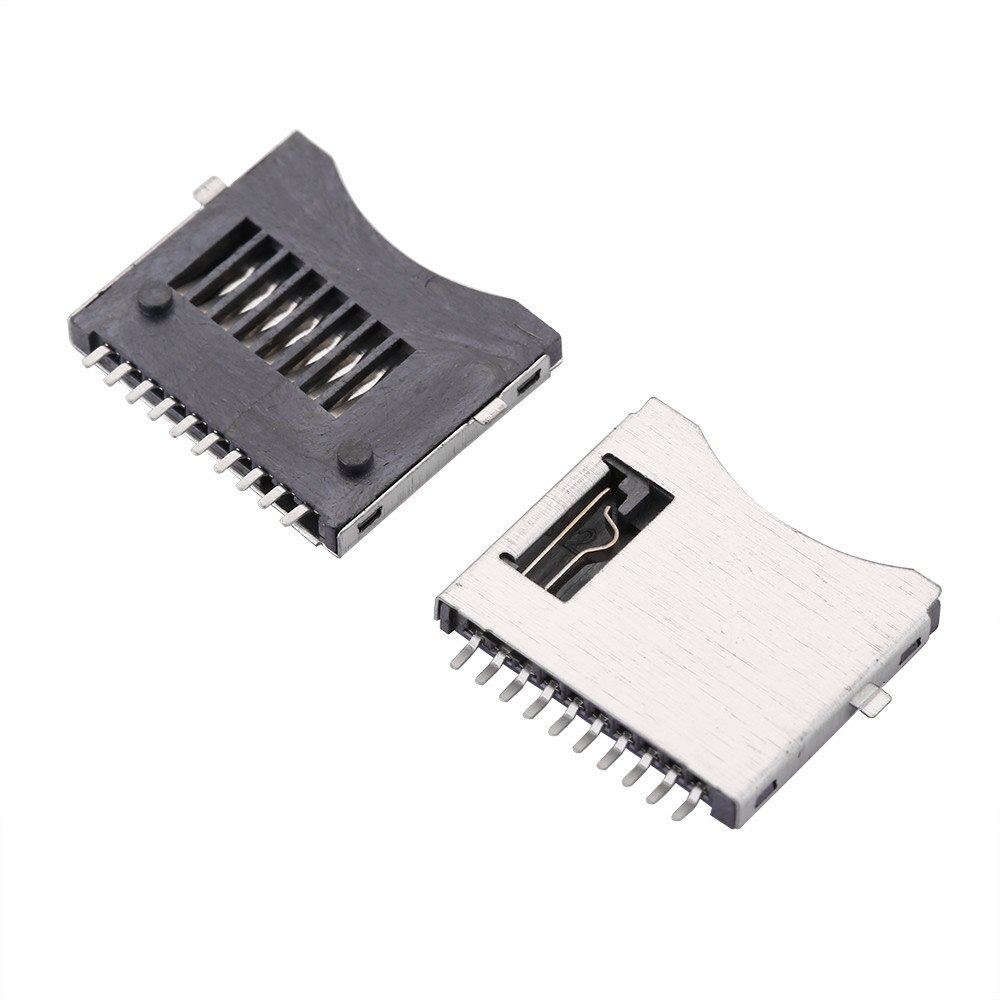 20Pcs TransFlash TF Micro SD Card Socket Plug Adapter Connector