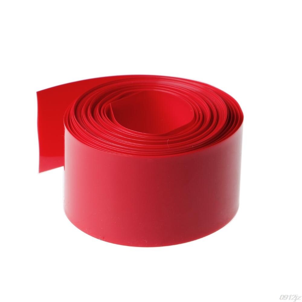 Kit de pellicule de Tube thermorétractable 5m | Pour batterie 18650 18500, rond et plat, accessoires de câblage de 18.5mm C90A, nouvelle directe: Rouge