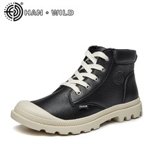 Botines Vintage para hombre, botines con cordones para primavera y otoño, botas de moto para hombre, zapatos informales de estilo británico para hombre