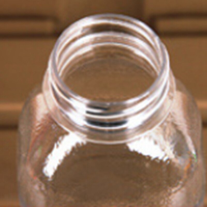 Botellas Vacías de plástico desechables, botellas transparentes con escala, 400Ml, 10 Uds.
