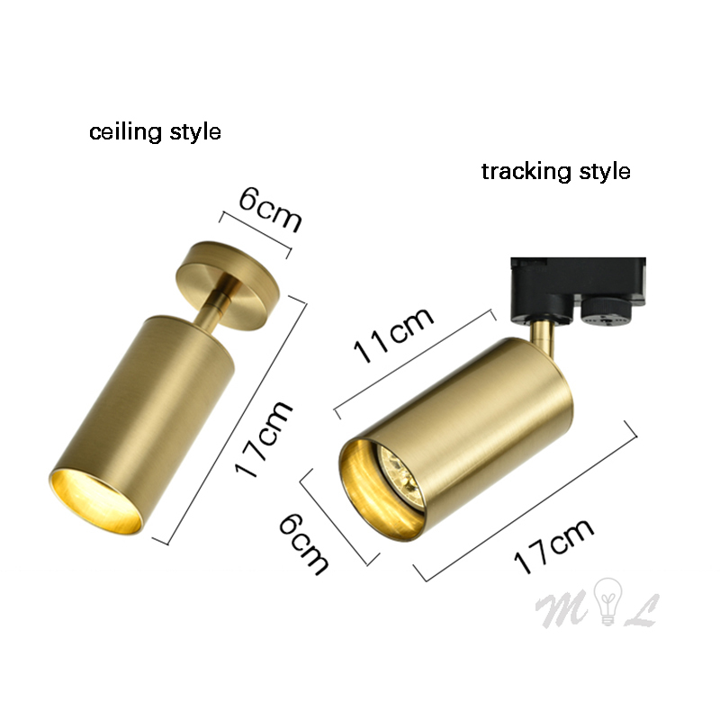 Führte Spur Licht GU10 5W Aluminium Decke Schiene Moderne Verfolgung Licht Fedex Kleidung Einkaufen Strahler für Haus Foyer Küche lampen