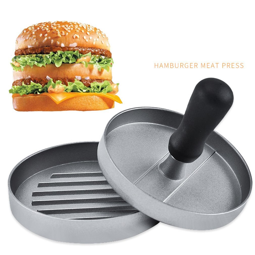 Kjøkkenverktøy manuell ikke-pinne belegg hamburger kjøttpressemaskin matvare husholdning burger kjøttpressing dør