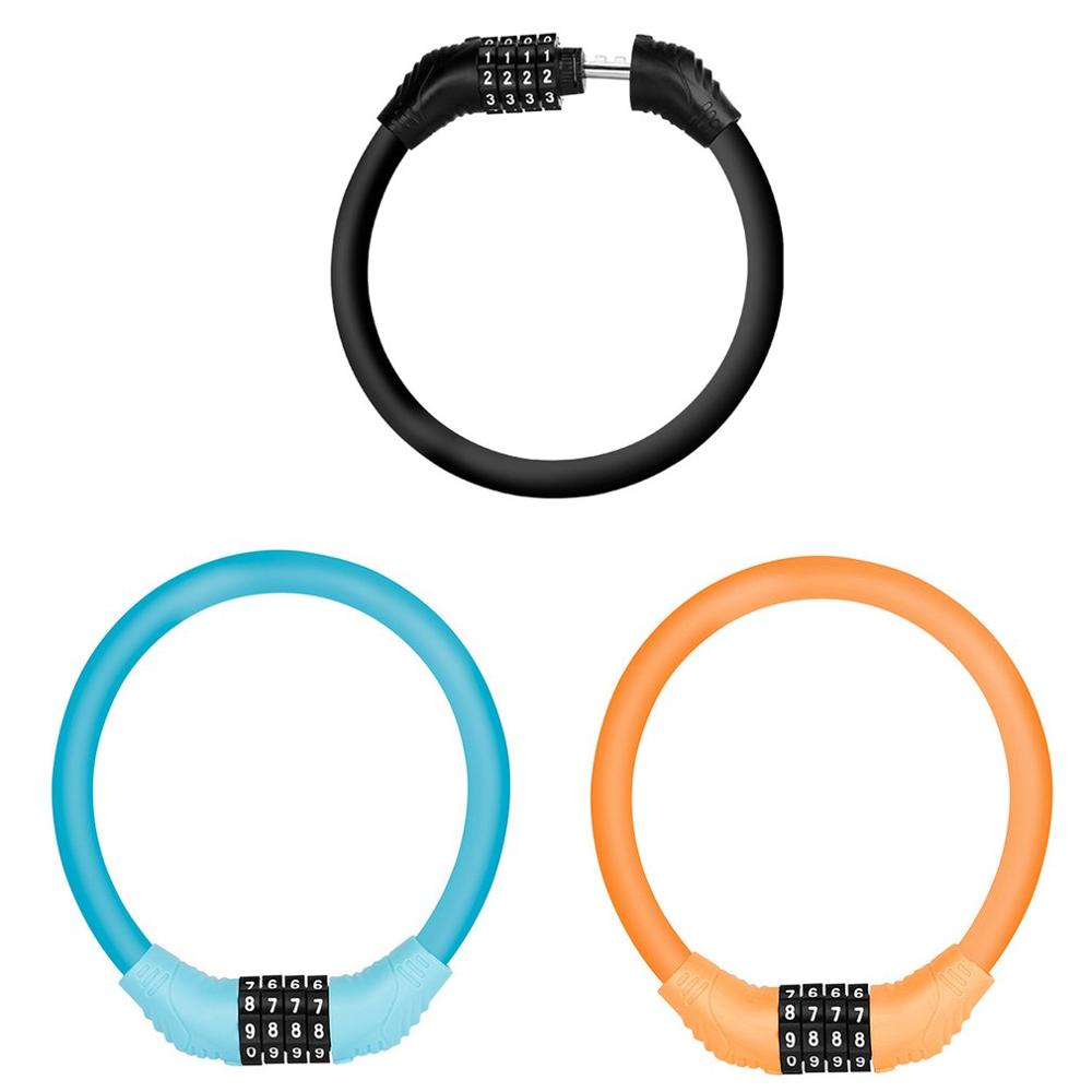 Anti Theft Portable Mountain Bike Password Lock Fixed Cycle Ring Lock Safe Effective Bicycle Anti Theft Lock