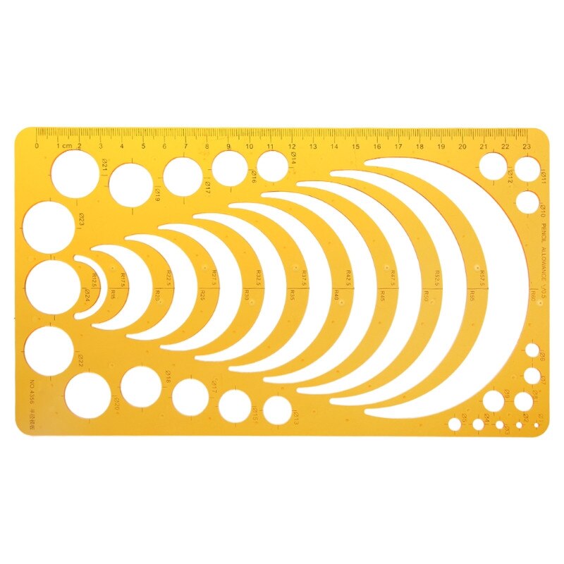 K Resin Flow Chart Symbol Drafting Template Ruler Stencil Measuring Tool Student: 4356