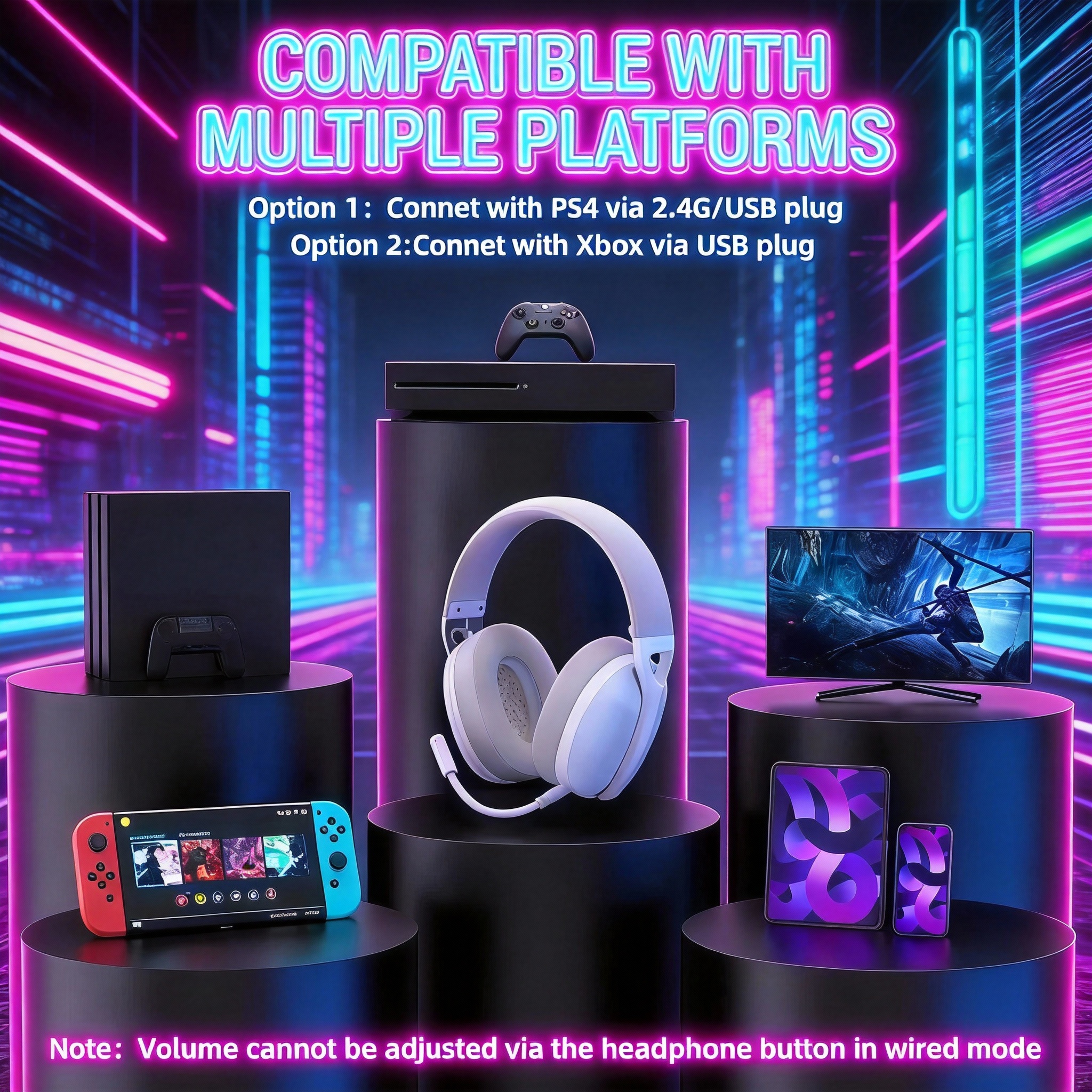 SMAILWOLF L80 Bluetooth wireless wired three-mode gaming headset laptop home lightweight headset with microphone
