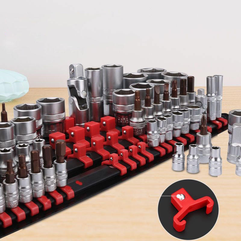 Socket Set Wall Racks Style Socket Wrench Head Storage Rack 1/4 3/8 1/2 ... – Grandado