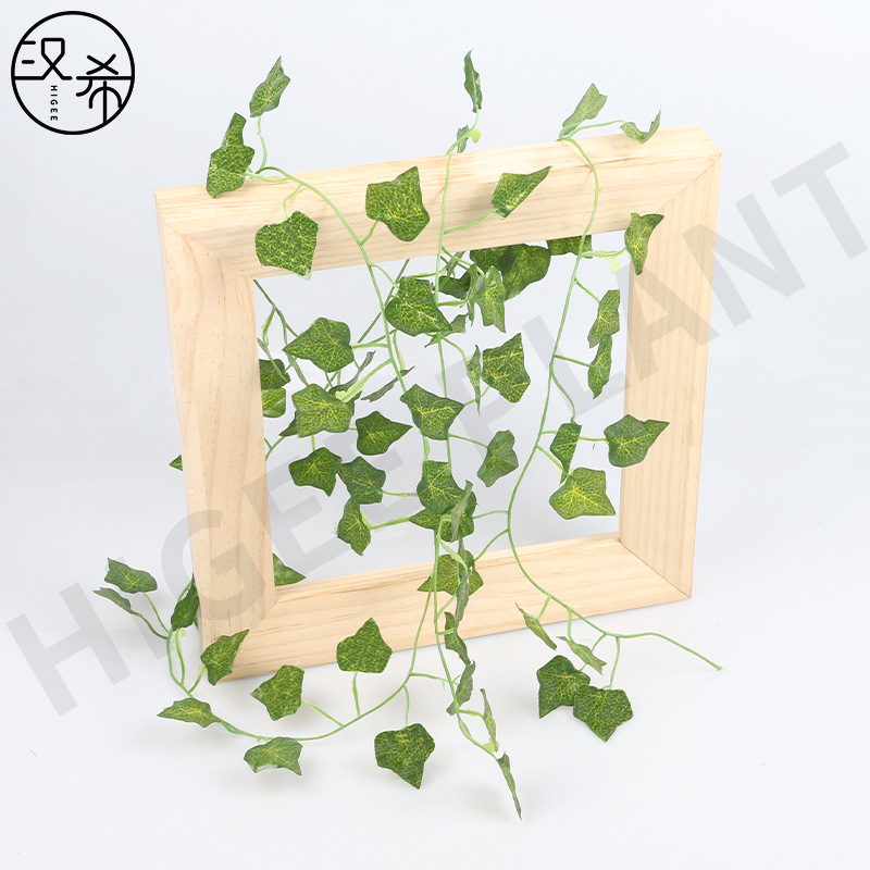 230cm grønne silke kunstig hængende efeu blad krans planter vin drue blade 1pc hjem badeværelse dekoration havefest indretning