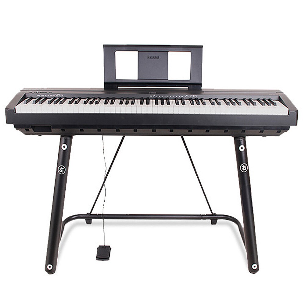 Keyboard Stand U Style Thickening Metal Tube Strong Durable for Electronic Digital Piano Adjustable Heavy-Duty Brace Rack Holder