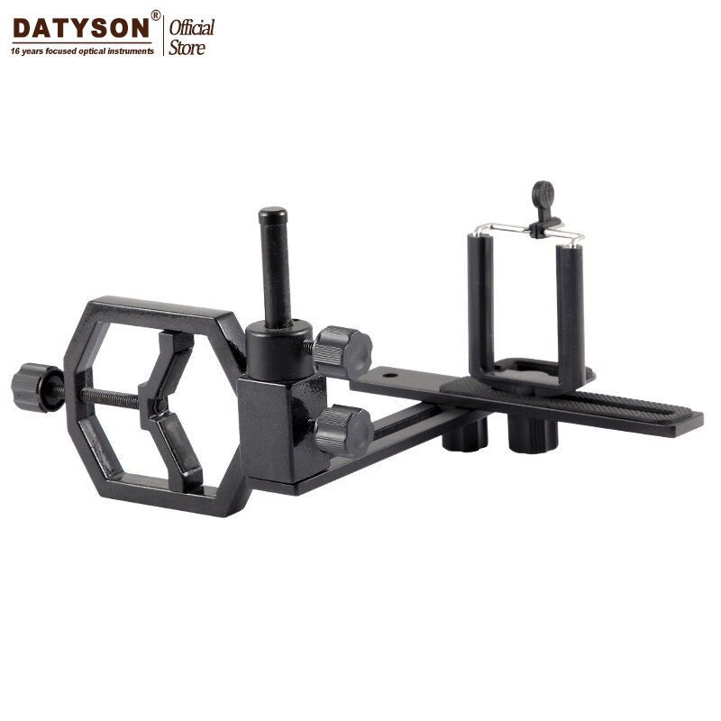 Datyson Universal Digital Camera Cell Phone Bracket Support Holder Mount Spotting Scopes Telescope Adapter Multifunction: One Phone Bracket