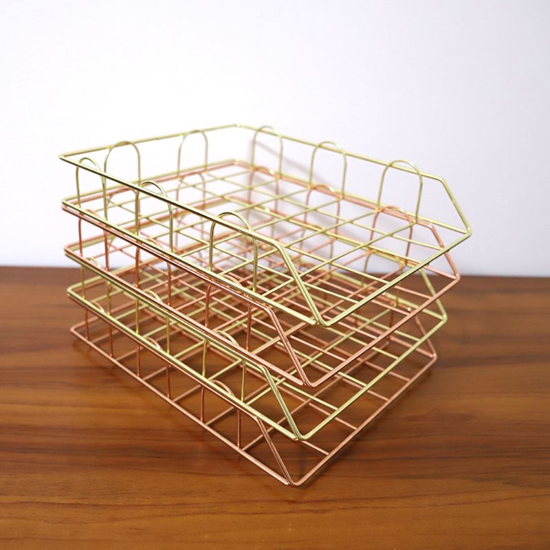 Pliant En Fer Forgé Lettre Magazine Porte-Revues Rack De Stockage Classeur Pour bureau Bureau Organisateur Fournitures XXUC