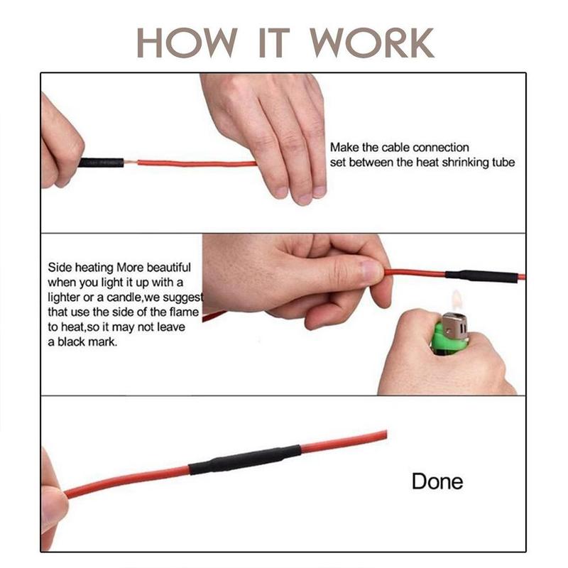 328Pcs Auto Diverse Elektrische Kabel Krimpkous Mouw Isolatie Thermische Mouw Bescherming Kabel Automobiel Shri O3X6