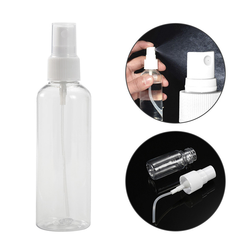5PCS/Lot 100ml Sprayer Container Refillable Cosmetic Atomizer Essential Oil Perfume Travel Bottle shampoo Bathroom Accessories