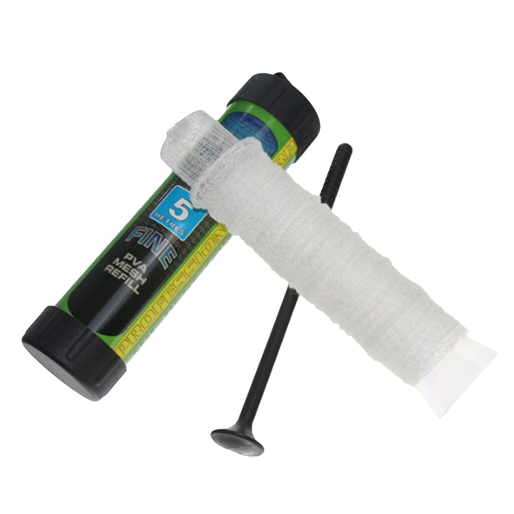 Pva Fishing Mesh Dissolve Refillbait Bag For Solid Bait Tackle Throwing Tool Mesh Bait Mesh Universal Refill Stocking Bait Bags: 44mm