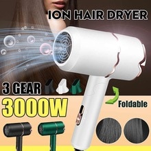 3000W 220V Hair Dryer With Moisturizing Negative Ion Blue light Blower Powerful Electric Hair Salon Dryer