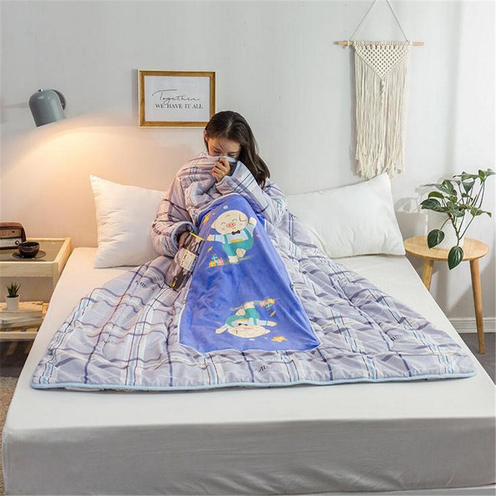 Colcha perezosa de invierno de , colcha gruesa Universal con mangas, se puede usar Hombre perezoso, #38