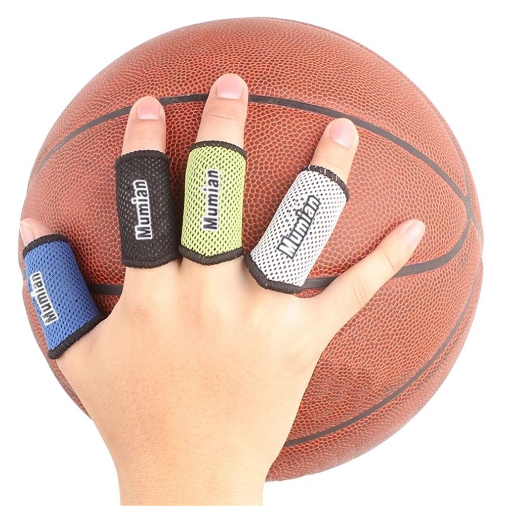 Tilbehør 2 stk. fodbold basketball åndbar badminton fingerstøttebånd fingerstøtte fingerærme fingerbeskytter