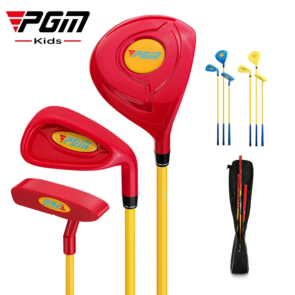 PGM 2-5 Years Old Kids Golf Club Set Children's Boy Girl Beginner's Golf Training Wood Iron Swing Putter Bag JRTG011