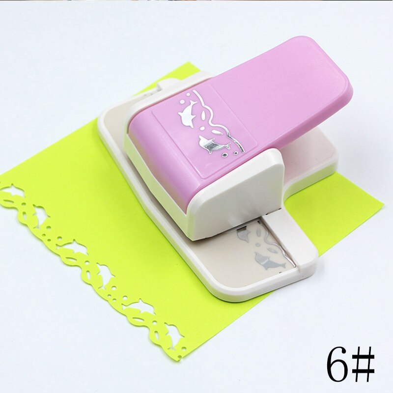 Grens Stoten Decoratieve Kant Randen Scroll Punch Embossing Voor Scrapbook Kaarten Handgemaakte Diy Papier Cutter Embossingpen: 06