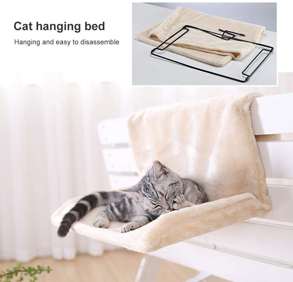 Katte hængekøje kæledyr vinter luksus radiator håndende seng aftageligt vindue kat radiator lounge hængekøje kitty soveseng til katte