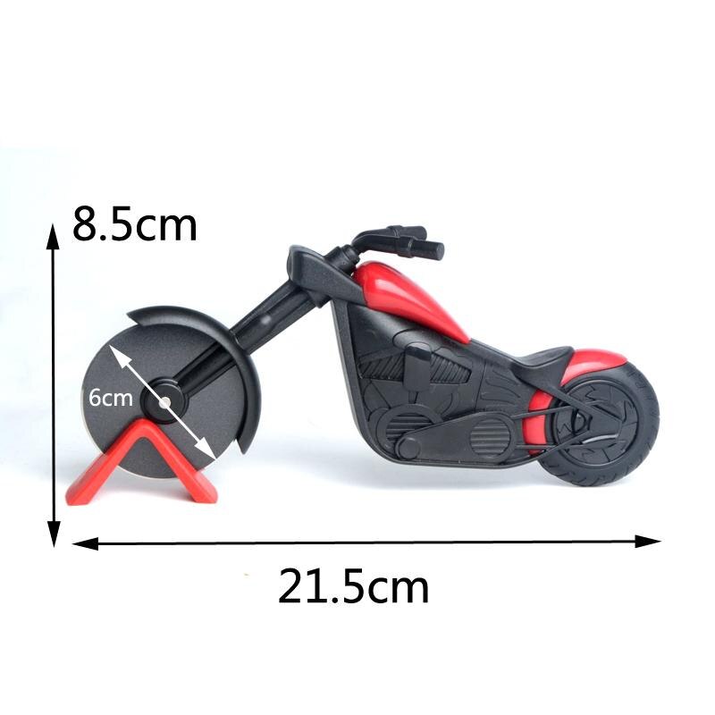 Motorcycle Pizza Cutter Stainless Steel Pizza Wheel Cutter Knife Bicycle Bike Motorbike Roller Pizza Chopper Slicer Peel Knives