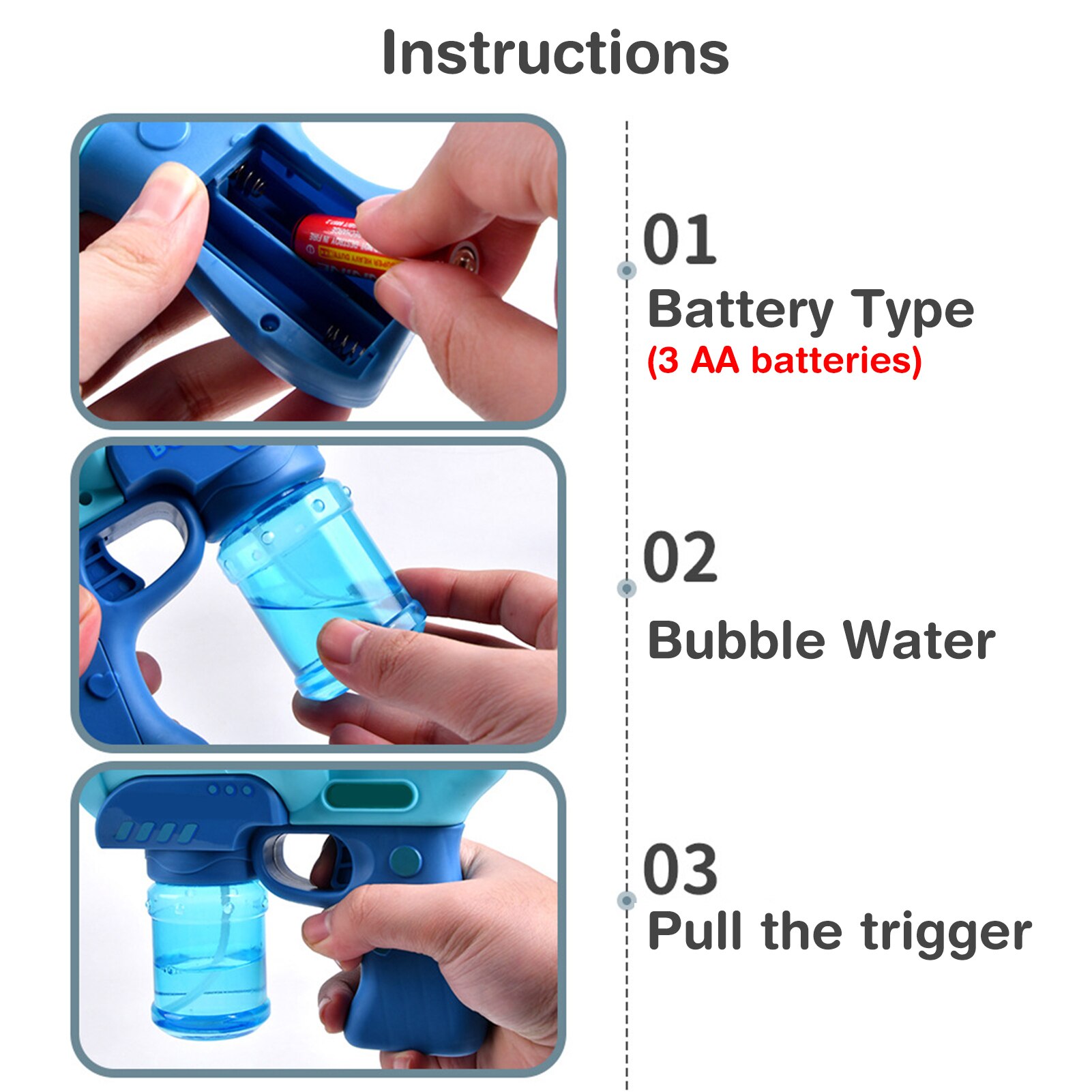 Electric Five-hole Bubble Machine Children's Automatic Bubble Machine Light Bubble Machine Kid Toy