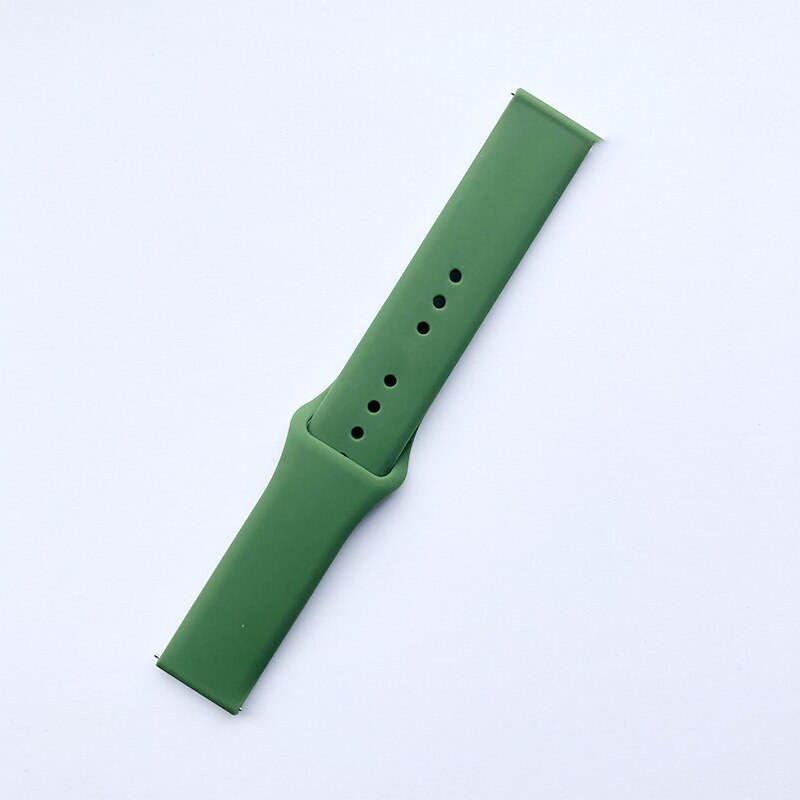 Pasek z miękkiego silikonu dla Garmin Vivoactive 3 HR Venu część wymienna inteligentnego zegarka bransoletka sportowa dla garmin forerunner 645 zespół muzyczny: Army Green