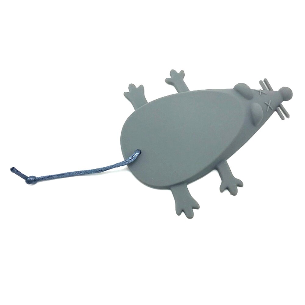 Silicone Door Stopper Cartoon Rat Shape Doorstop Door Buffers Child Finger Protection Safe Doorways For Baby Care