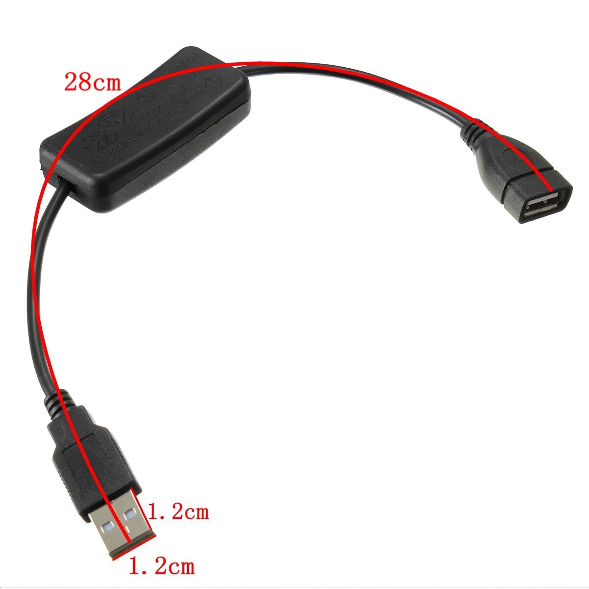 Usb Kabel Met Aan/Uit Schakelaar Power Control Toggle Voor Raspberry Pi Voor Arduino