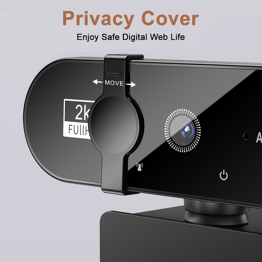 2K 4K Webcam 1080P Web Camera Cam Kan Met Microfoon Statief Voor Pc 1080P Autofocus Camera om Computer Usb Full Hd Web Camera
