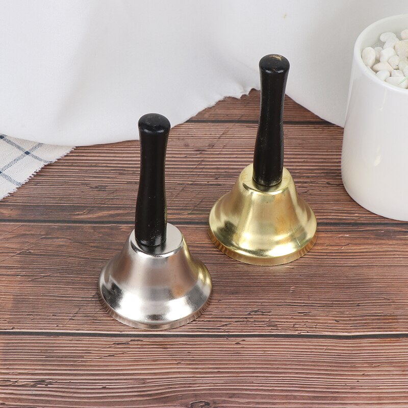 Campana de mano de Metal de Navidad, campanas de llamada de mano, Santa Claus, campanas de té, , celebración, sonajero, herramientas, suministros de decoración