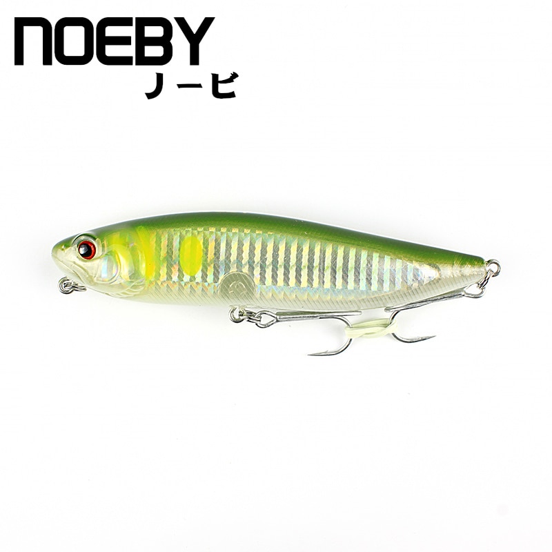NOEBY 1 pièces Leurre De Pêche 115mm/25g D'eau Crayon Leurre Dur Peche Souple Gros Dur Bionic Appâts Leurres VMC Crochets Aigus