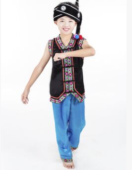 Ropa china miao para niños miao ropa miao trajes hmong miao ropa china traje de baile nacional para niños