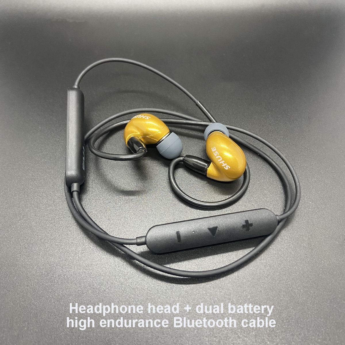 DIY SE846 HiFi Stereo In Ear Earphones, Bass Headphone, MMCX for Shure iE800S, Noise Reduction Earplugs: Yellow