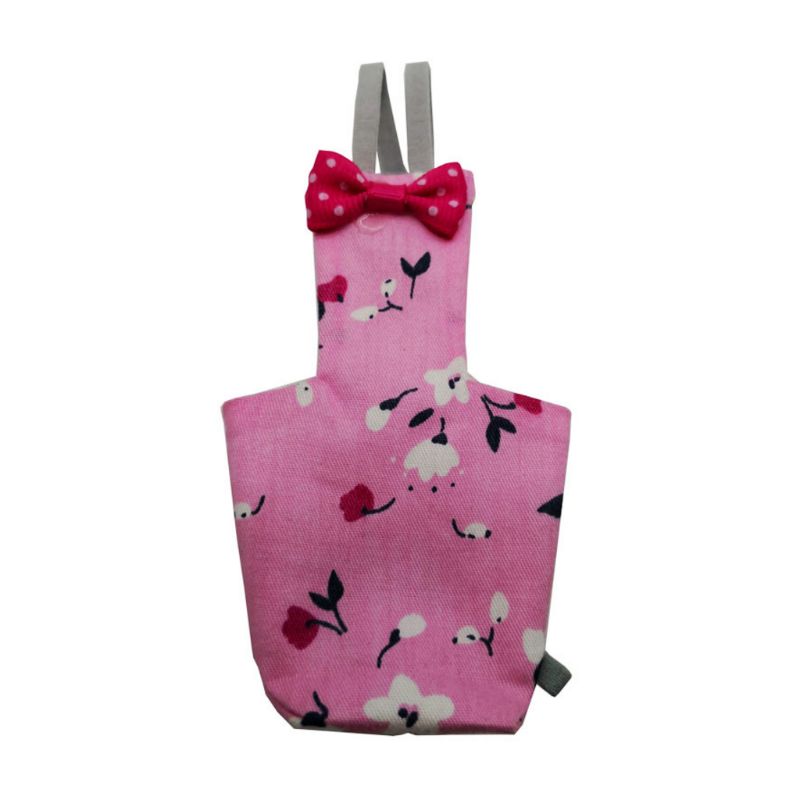 Papegaai Luier Met Bowtie Leuke Kleurrijke Fruit Bloemen Valkparkiet Duiven Kleine Med