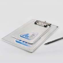 Aluminum Office Low Profile Clip Clipboard Hardboard Letter Size