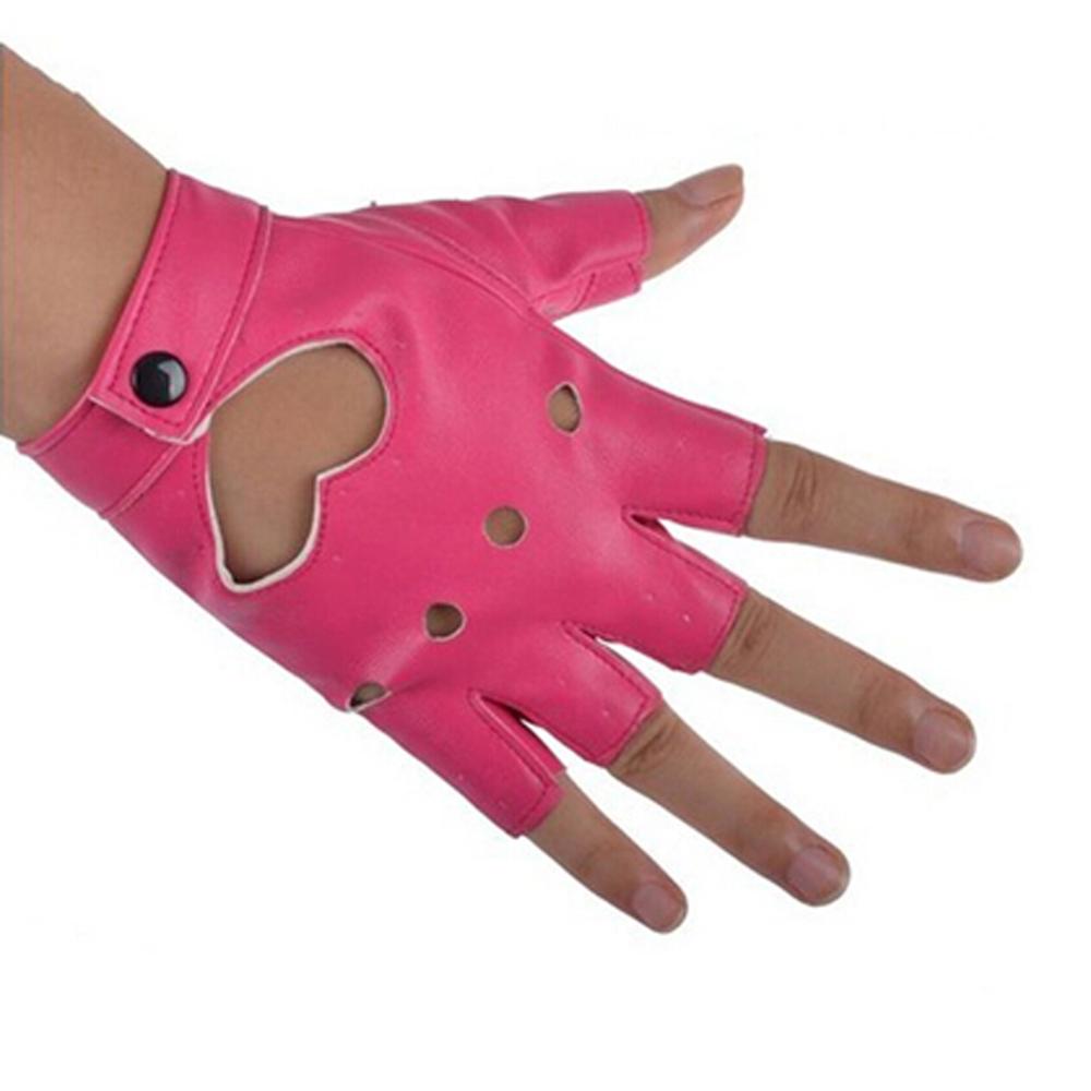 gant en cuir PU pour femmes | Gants de Performance sans doigts pour voiture