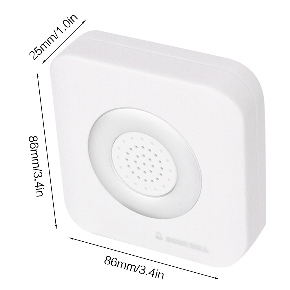 DC 12V Hotel Wired Doorbell Wire Access Control Wire Door Bell External Wired Doorbell Loud Ding-dong Ringtones Output Bell: Default Title