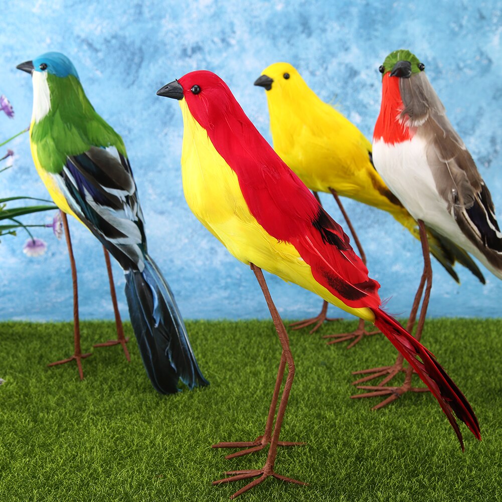 Hars papegaai standbeeld vogel tuin ornamenten realistisch dier