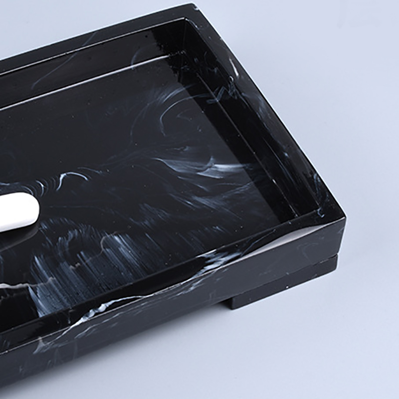 Vanity Tray Black Bathroom Vanity Countertops Toil... – Grandado