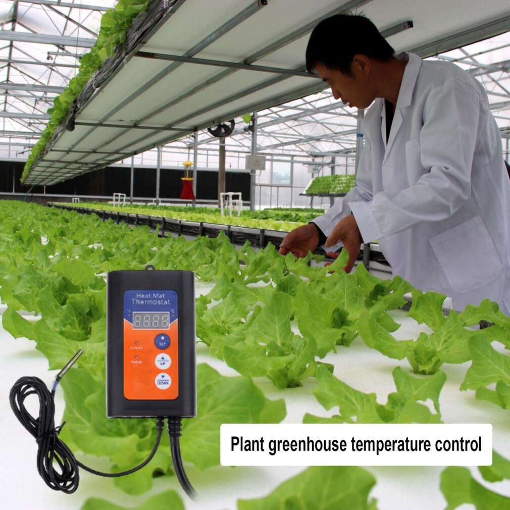 Digital varmemåtte termostat 1150w 230v temperaturregulator til hydroponiske planter frøspiring krybdyr kæledyrsforsyninger